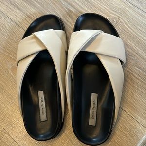 Net a porter Emme Parsons leather slides